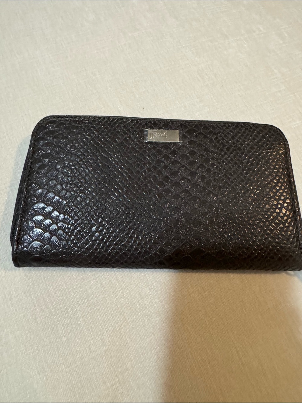 thirty-one all about the Benjamin’s wallet. City Charcoal Snake Print New in bag